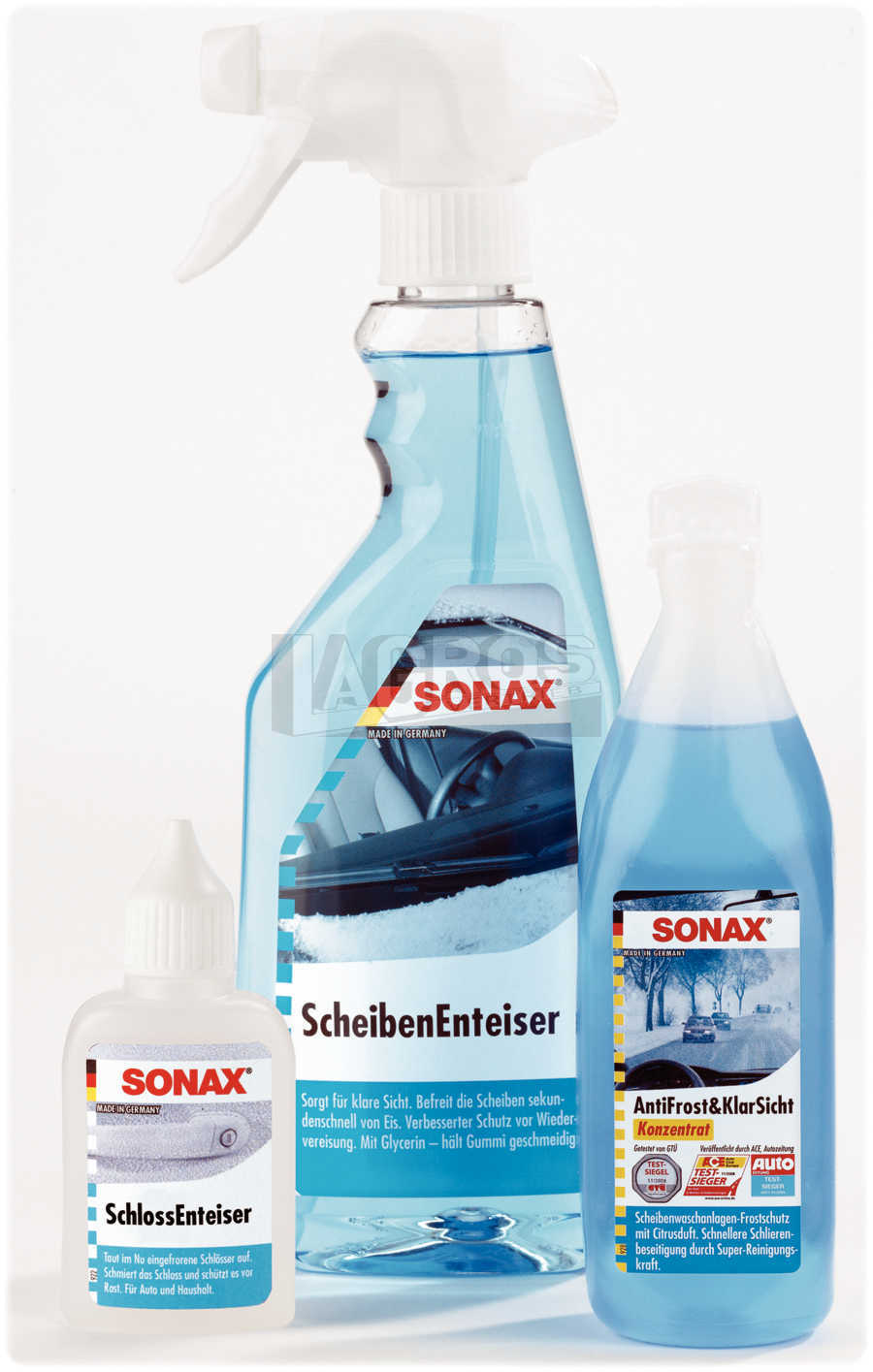 SONAX Scheiben Enteiser 500ml Entfroster in Sprühflasche für PKW